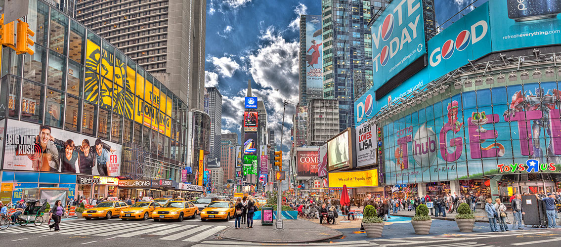 Seth Walters HDR New York Manhattan Times Square Panorama